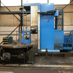 win win Asquith Butler LE5000 Horizontal CNC Boring & Milling Machine with control panel, rotary table, and vertical column in workshop setup – Buy Now.